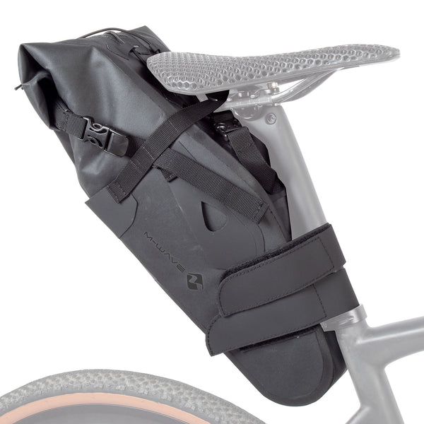 Zadeltas M-Wave Rough Ride II - zwart - 12 liter (L)