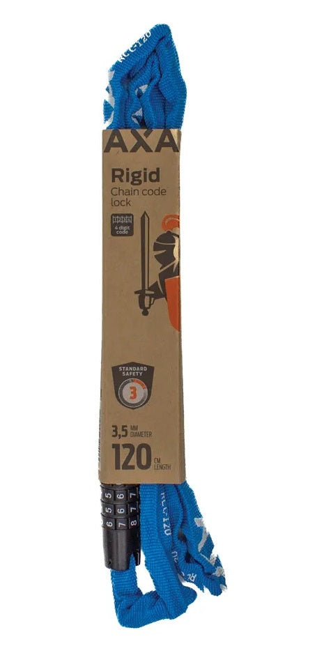 Kettingslot Axa Rigid RCC code 120x3,5 - blauw