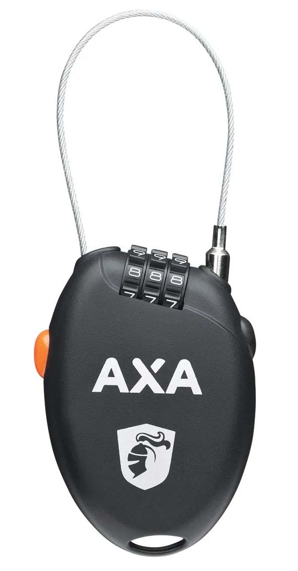 Kabelslot Axa Roll 75/1.6 - zwart