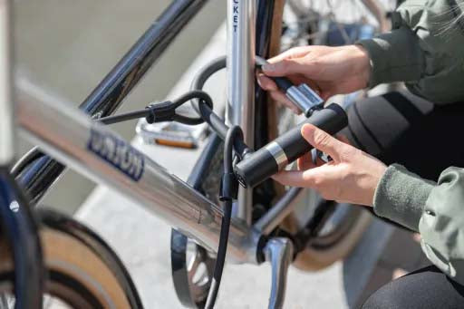 Beugelslot Axa Newton Mini Pro + Cable 100/10 - zwart