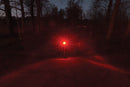 Achterlicht Axa Juno E6-12V met remlicht 80 mm- rood