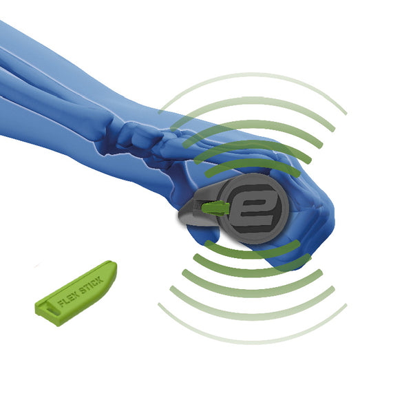 Handvatset Ergotec EG-Active Flex 135/92 mm - zwart