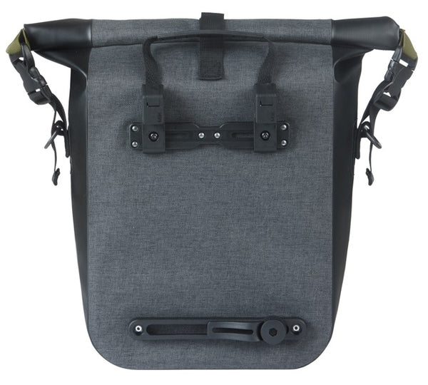 Enkele tas Basil Navigator Storm M MIK 12-15L 14 x 25 x 36 cm  - zwart