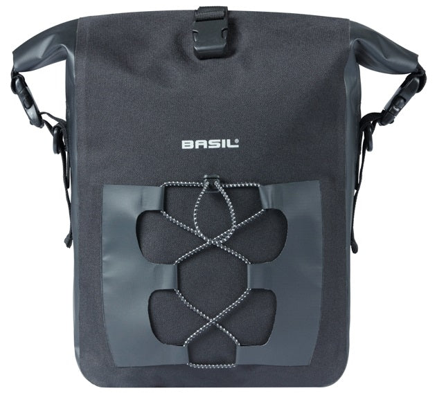 Enkele tas Basil Navigator Waterproof M MIK 12-15L 17 x 28 x 34 cm - zwart