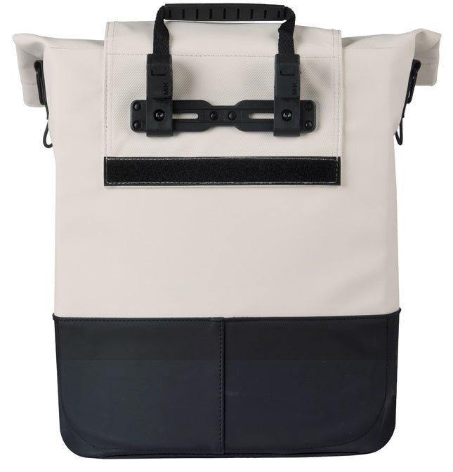 Cove shopper Basil MIK 14-16L 14 x 29 x 36 cm - zwart/wit