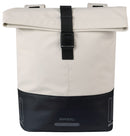 Dubbele fietstas Basil Cove 28-32L 14 x 29 x 36 cm - wit/zwart