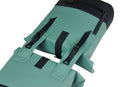 Dubbele fietstas Basil Cove 28-32L 14 x 29 x 36 cm - groen/zwart