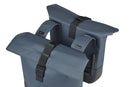 Dubbele fietstas Basil Cove 28-32L 14 x 29 x 36 cm - blauw/zwart
