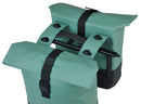 Dubbele fietstas Cove MIK 28-32L 14 x 29 x 36 cm - groen/zwart