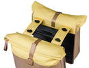 Dubbele fietstas Basil Vive MIK 28-35L 14 x 30 x 38 cm - zand/geel