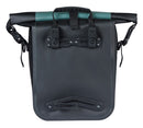 Enkele fietstas Basil Rivo M tarpaulin MIK 12-15L 14 x 25 x 38 cm - groen/zwart