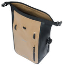 Enkele fietstas Basil Rivo M  tarpaulin MIK 12-15L 14 x 25 x 38 cm - zand/zwart