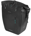 Enkele fietstas Basil Rivo L tarpaulin MIK 25-31L 14 x 28 x 43 cm - zwart