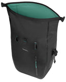 Enkele fietstas Basil Rivo L tarpaulin MIK 25-31L 14 x 28 x 43 cm - zwart