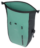 Enkele fietstas Basil Rivo L tarppaulin MIK 25-31L 14 x 28 x 43 cm - groen/zwart