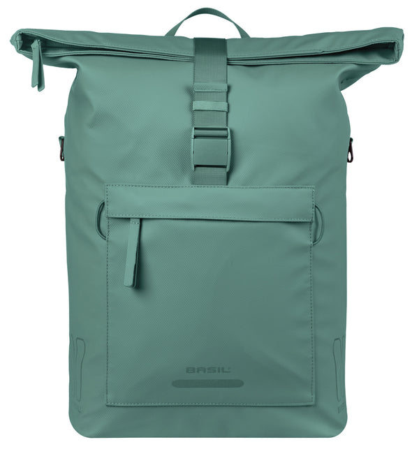 Fietsschoudertas Basil Brooklyn MIK 17L 14 x 32 x 40 cm - groen