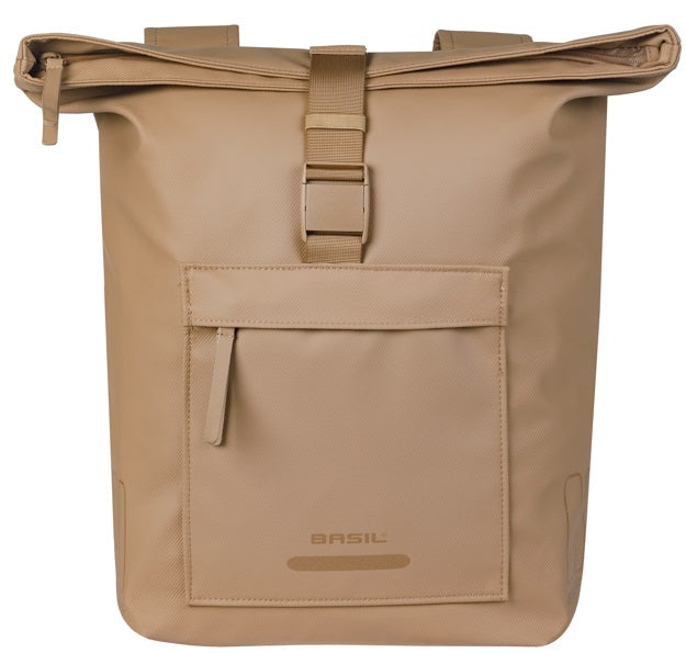 Dubbele fietstas Basil Brooklyn 41L 14 x 30 x 37 cm - zand