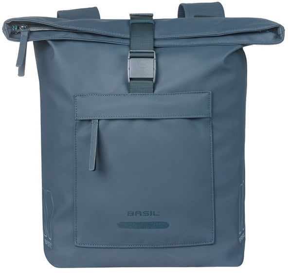 Dubbele fietstas Basil Brooklyn 41L 14 x 30 x 37 cm - blauw