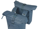Dubbele fietstas Basil Brooklyn 41L 14 x 30 x 37 cm - blauw