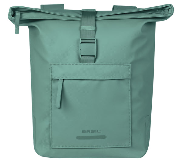 Dubbele fietstas Basil Brooklyn 41L 14 x 30 x 37 cm - groen