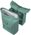 Dubbele fietstas Basil Brooklyn 41L 14 x 30 x 37 cm - groen