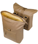 Dubbele fietstas Basil Brooklyn MIK 41L 14 x 30 x 37 cm - zand