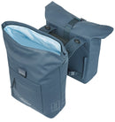 Dubbele fietstas Basil Brooklyn MIK 41L 14 x 30 x 37 cm - blauw