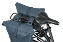 Dubbele fietstas Basil Brooklyn MIK 41L 14 x 30 x 37 cm - blauw