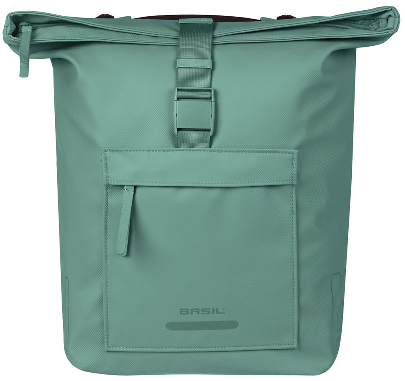 Dubbele fietstas Basil Brooklyn MIK 41L 14 x 30 x 37 cm - groen