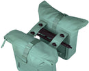 Dubbele fietstas Basil Brooklyn MIK 41L 14 x 30 x 37 cm - groen