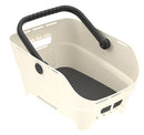 Fietsmand Basil Cento Neo MIK achter 46 x 23 x 14 cm - wit
