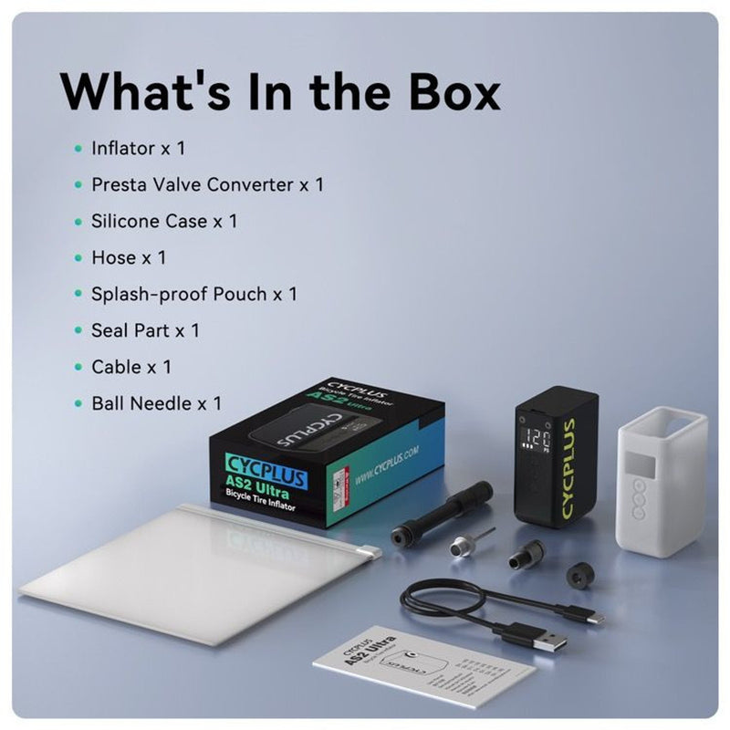 Elektrische accupomp Cycplus AS2 Ultra - zwart