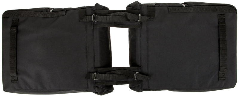 Dubbele fietstas New Looxs Vigo Double - 40 liter - 30 x 19 x 40 cm (2x) - Black-Green