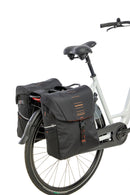 Dubbele fietstas New Looxs Vigo Double - 40 liter - 30 x 19 x 40 cm (2x) - Black-Orange