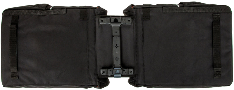 Dubbele fietstas New Looxs Vigo Double RackTime 2.0 - 40 liter - 30 x 19 x 40 cm (2x) - Black-Orang