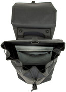 Dubbele fietstas New Looxs Hamar Double MIK 2.0 - 38 liter - 32 x 16 x 40 cm (2x) - Anthracite