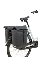 Dubbele fietstas New Looxs Hamar Double MIK 2.0 - 38 liter - 32 x 16 x 40 cm (2x) - Anthracite