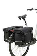 Dubbele fietstas New Looxs Canvas Camping - 66 liter - 43 x 22 x 35 cm (2x) - Black