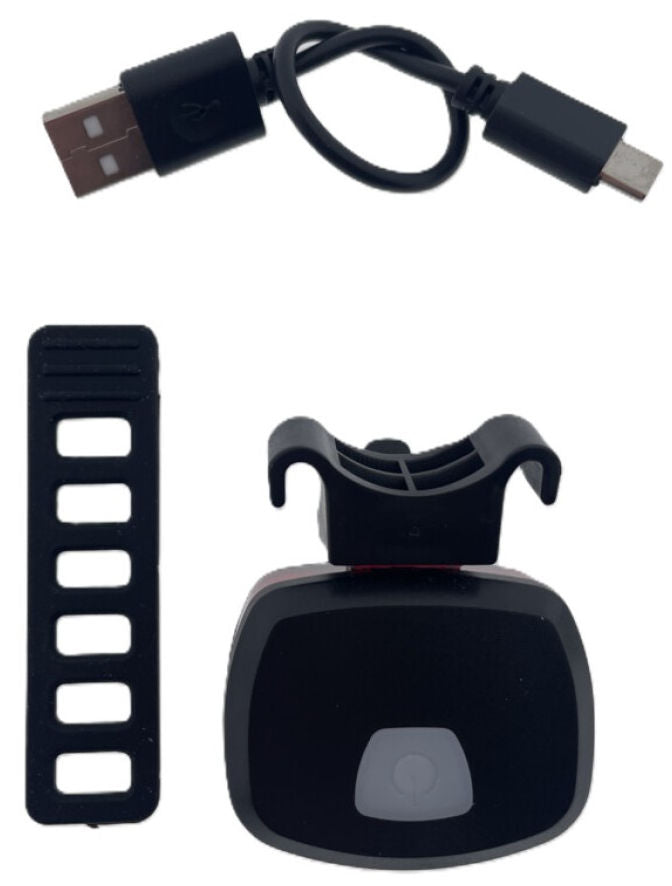 Achterlicht IkziLight Tosti 40 COB led, USB-oplaadbaar