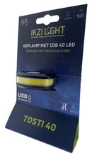 Koplamp IkziLight Tosti 40 COB led, USB-oplaadbaar