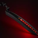 Mirage achterspatbord op zadelpen met QR en LED-strip 24-29 inch