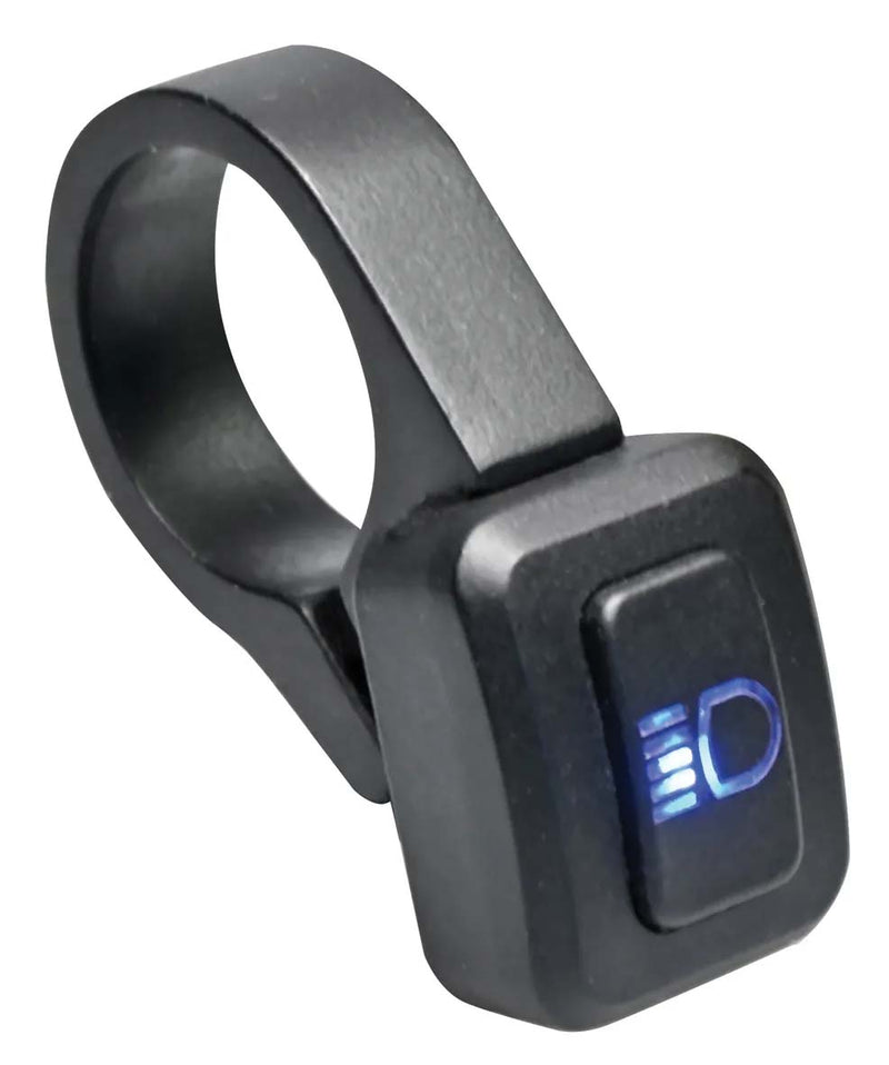 Koplamp LS 890 Lighthammer 100 voor E-bike incl. stuur adapter - zwart