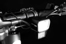 Koplamp Trelock LS 890-T Lighthammer voor 100 lux E-bike incl. vork adapter - zwart