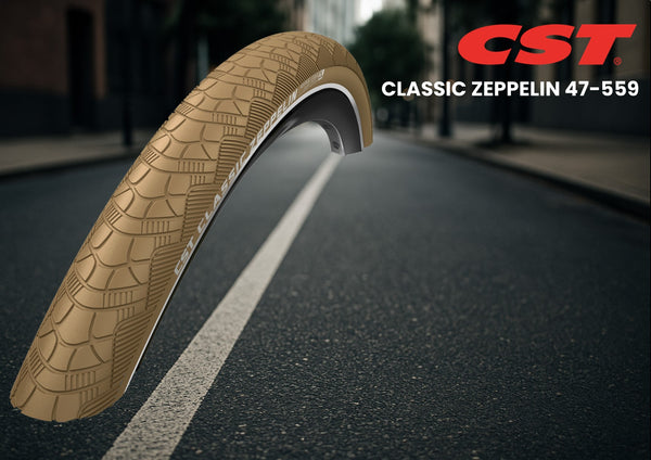 Buitenband CST Zeppelin 26 x 1.75'' / 47-559 - khaki met reflectie