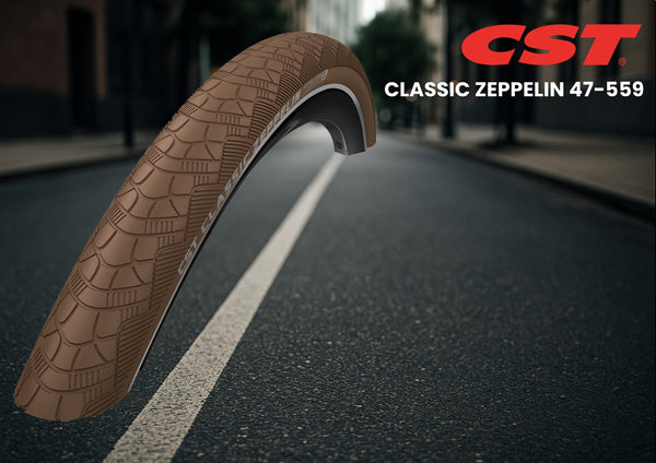 Buitenband CST Zeppelin 26 x 1.75'' / 47-559 - bruin met reflectie