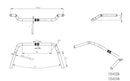 Stuur Primax E Utrecht ø25.4mm 560mm - zwart