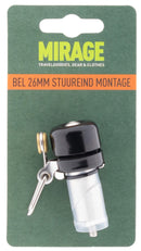 Fiets(race)bel Mirage 26 mm - stuureind montage - zwart