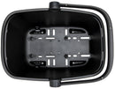 Gerecyclede (honden)fietsmand New Looxs Clipper MIK 28 liter - 49 x 37 x 29 cm - zwart