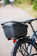 Gerecyclede (honden)fietsmand New Looxs Clipper MIK 28 liter - 49 x 37 x 29 cm - zwart