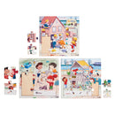 Rolf - Houten Legpuzzel Serie Wonen, Set van 3
